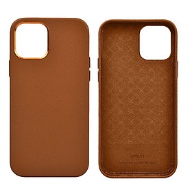 Ốp Da Wiwu Calfskin Phone Case Dành Cho Iphone Chất Liệu Da Bê, Chống Nước, - Hàng Chính Hãng