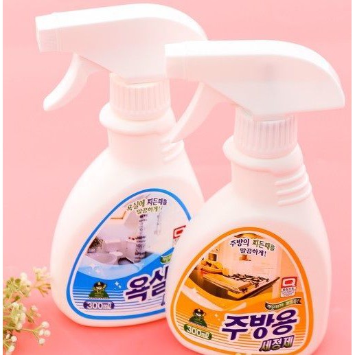 Xịt tẩy vệ sinh nhà bếp, toilet, nhà tắm đa năng SANDOKKAEBI 300ml nhập khẩu Hàn Quốc