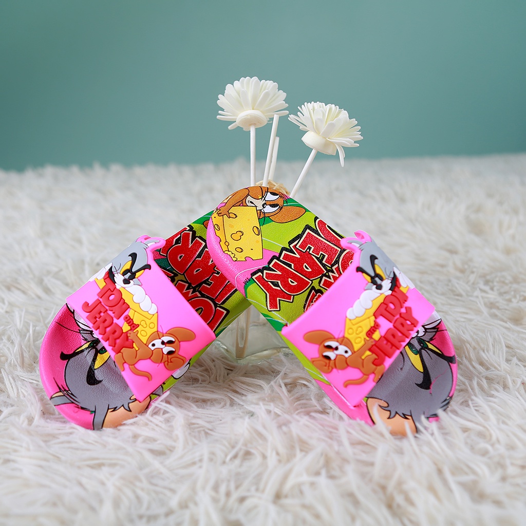 Dép Quai Ngang Bé Trai Hình Tom And Jery Đủ Size