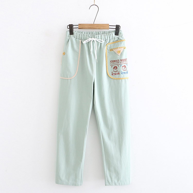 Quần Kaki Nữ Thêu Họa Tiết 180 | BigBuy360 - bigbuy360.vn