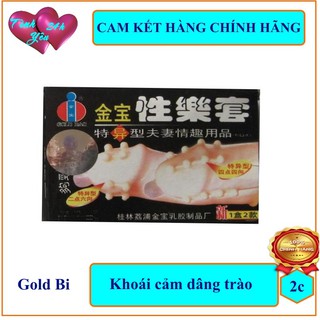 [Giá sỉ] Bao cao su gold bi hộp 2c