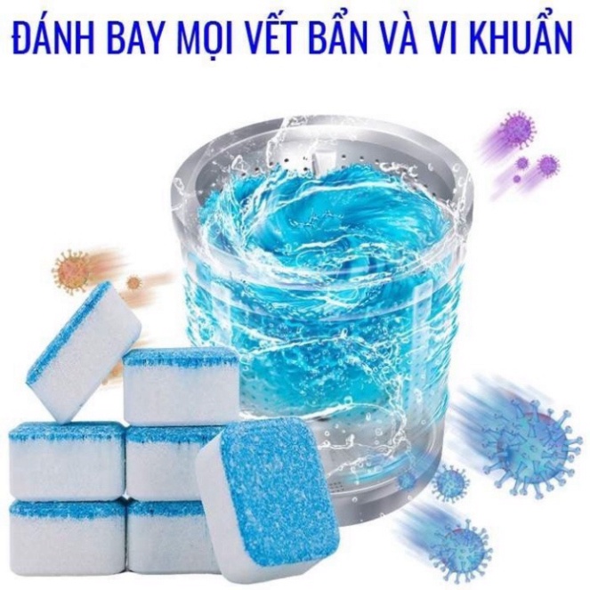 1 VIÊN TẨY VỆ SINH LỒNG MÁY GIẶT DIỆT KHUẨN HIỆU QUẢ