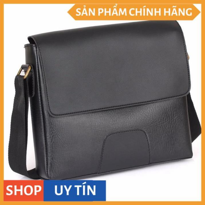 Túi da nam 4U công sở sang trọng DN268 (đen - nâu) | BigBuy360 - bigbuy360.vn