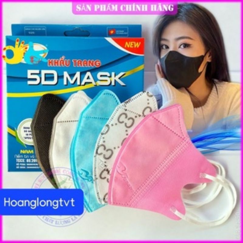 KHẨU TRANG Y TẾ 5D MASK CHO NGƯỜI LỚN