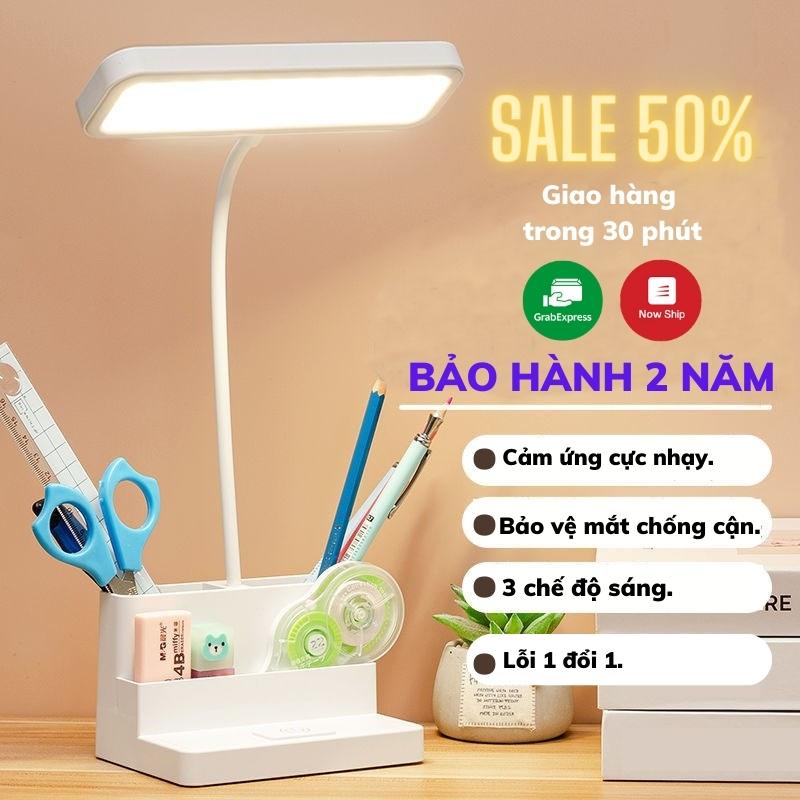 Đèn Học Chống Cận Gấp Gọn Đèn Để Bàn LED USB Cao Cấp Cảm Ứng Tích Điện Thông Minh