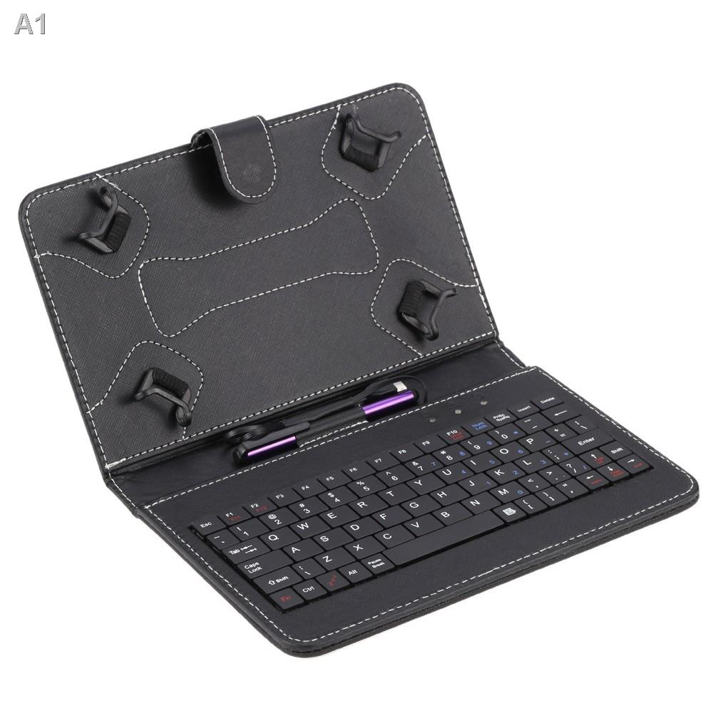 COD﹊❐♦Bao da Pu có bàn phím kèm bút cảm ứng chuyên dụng cho máy tính bảng Android 7/8 Inch