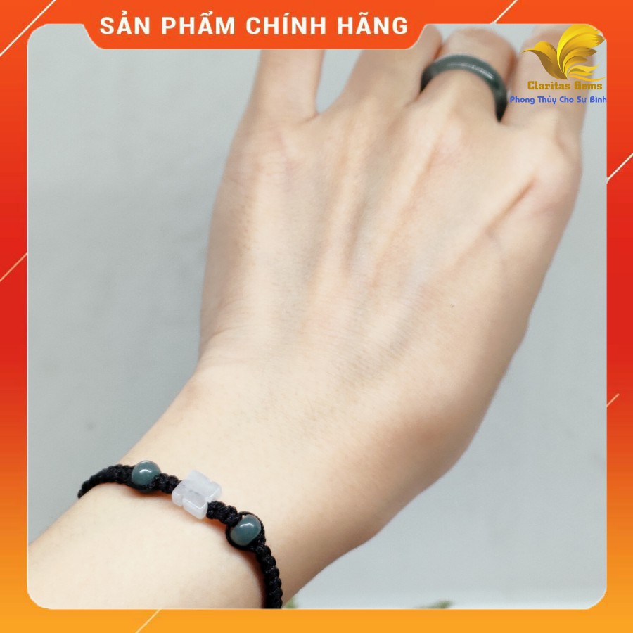 [ẢNH THẬT] VONG PHONG THUY MAY MAN CHỮ VẠN NGỌC THẬT JADEITE LOAI A DA TRI CHU