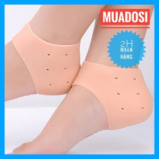 [Màu da] 2 Miếng Bọc Gót Chân Silicon chống nứt nẻ
