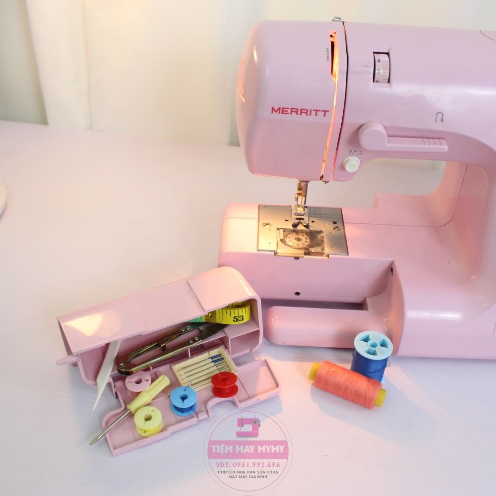 Máy May Mini Gia Đình Singer Merritt Libero KN300 Bền Rẻ Đa Năng Chất Lượng Nhật Bản