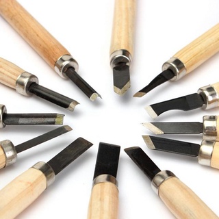 Bộ 12 dụng cụ đục gỗ S4Y0 chuyên dụng cho thợ mộc