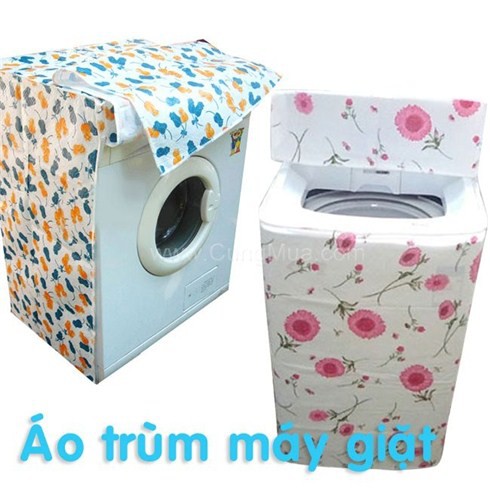 Áo trùm máy giặt cửa trên và dưới 7kg đến 8kg rất tiện dụng