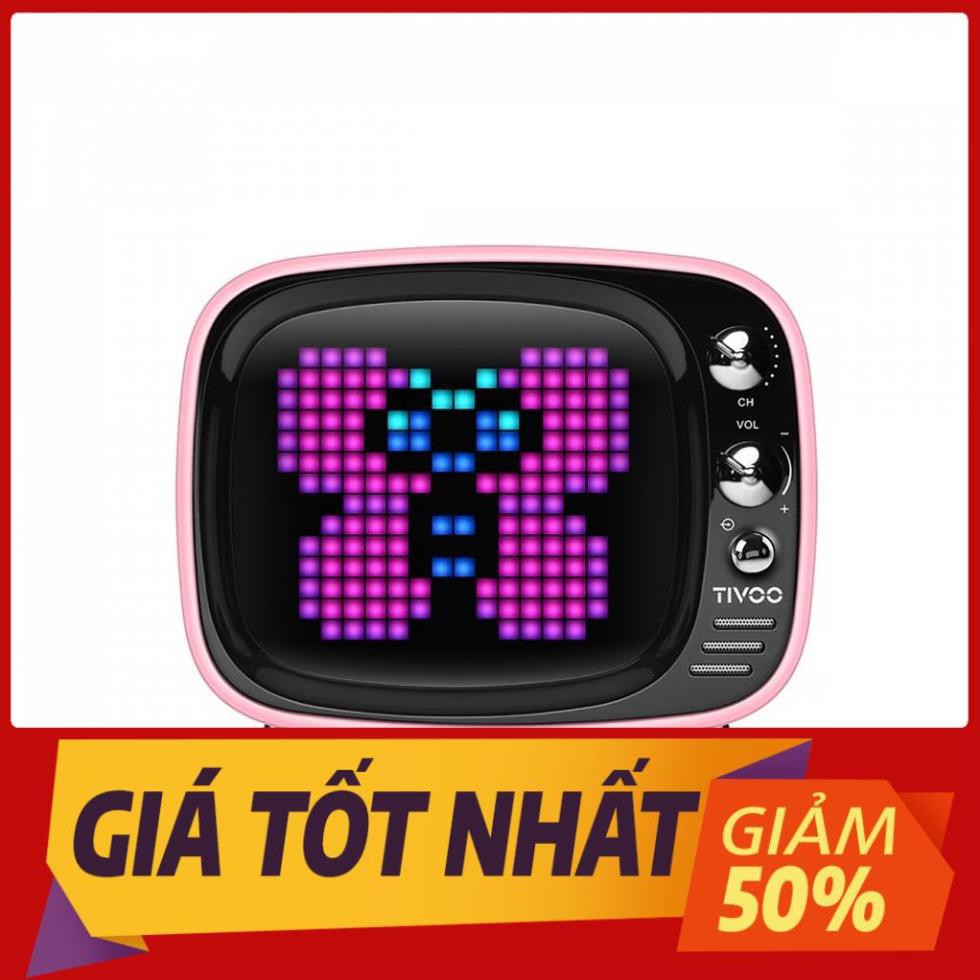 Loa Bluetooth Divoom Tivoo 6W - Màn hình LED 256 RGB, Hỗ trợ Internet Radio