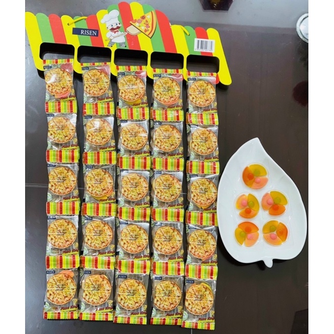 kẹo dẻo risen pizza 1 cái 3 miếng