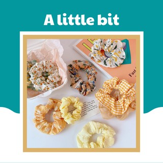 [GIÁ HUỶ DIỆT] Sỉ Cột Tóc Scrunchies Pompom Hoa Cúc Caro