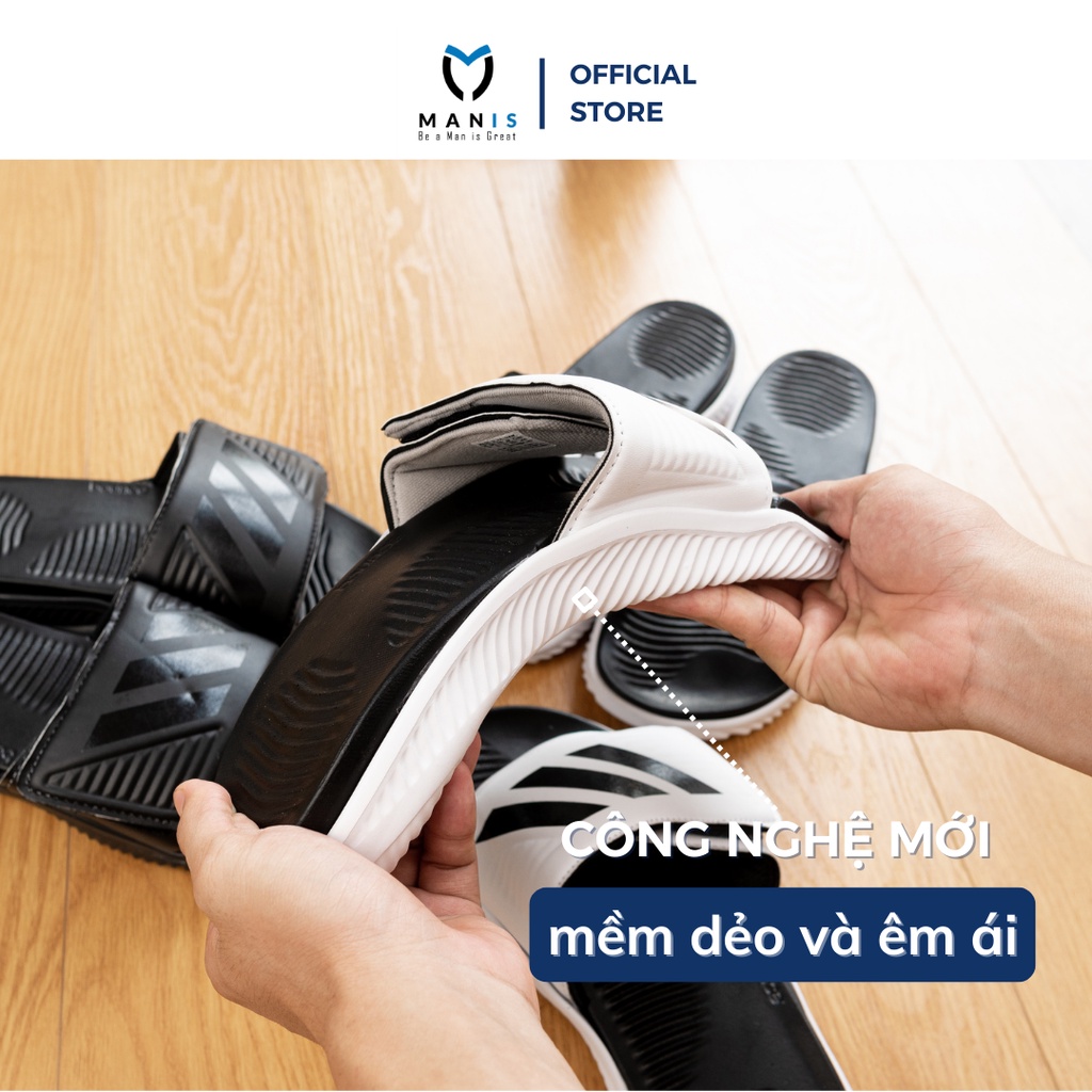 Dép quai ngang nam DAS Alpha chống nước full box, Đồ Thể Thao Cao Cấp MANIS SPORT