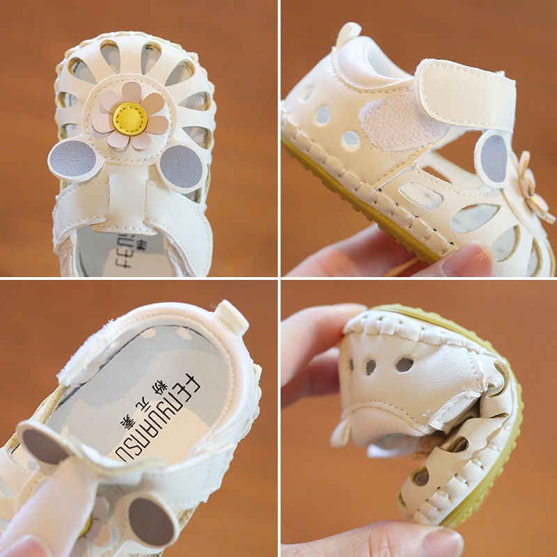 Giày Sandal Đế Mềm Chống Trượt Thời Trang Mùa Hè Dành Cho Bé Gái 6-8-9-12 Tháng 0-1 Tuổi