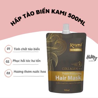 Hấp phục hồi tóc tảo biển kami 500ml