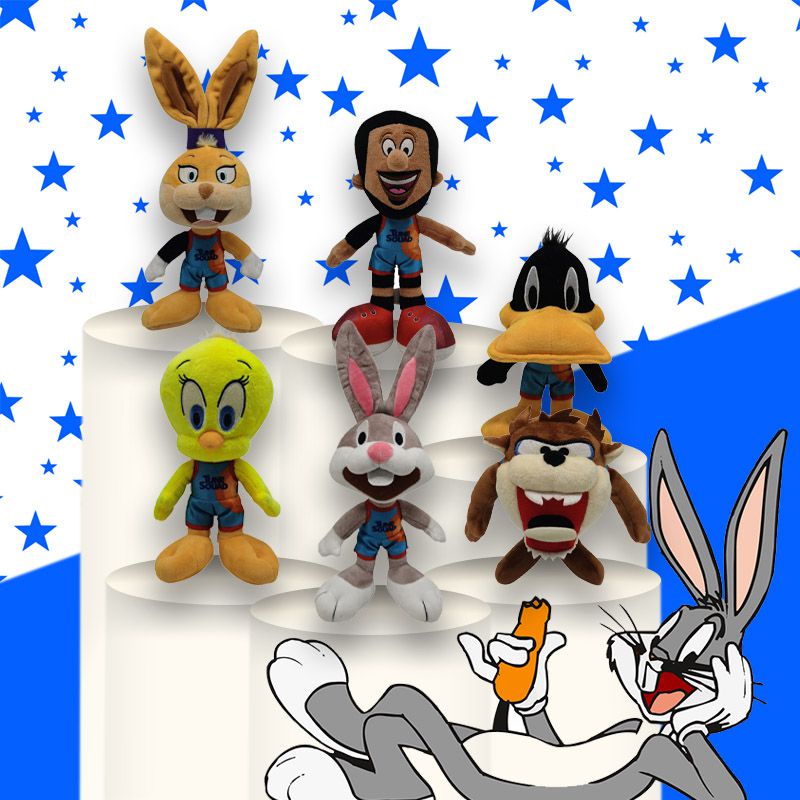 Set 2 Thú Nhồi Bông Hình Thỏ Hoạt Hình Cho Bé