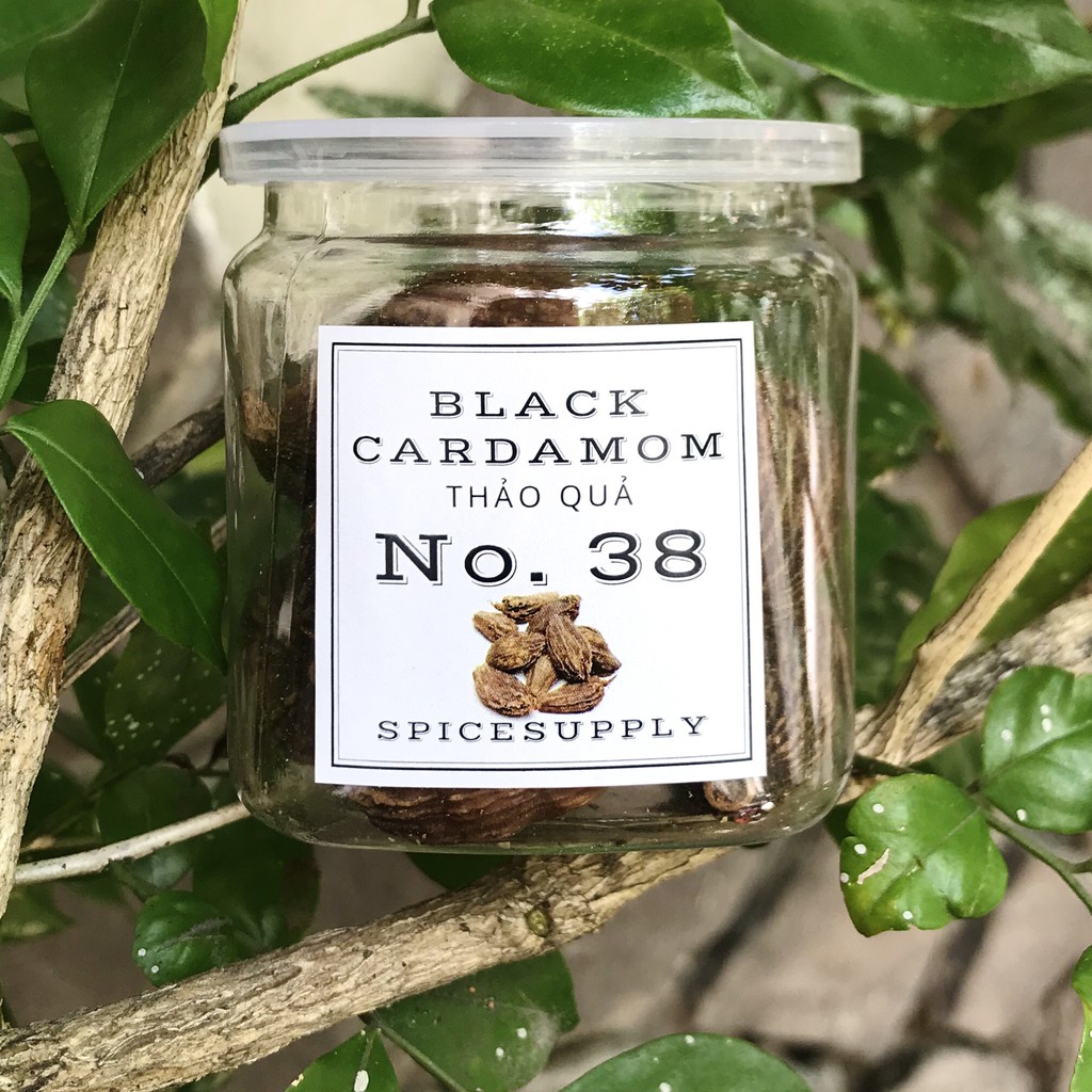 Black Cardamom - Hạt Thảo Quả sạch Việt nam Sỉ Lẻ 100g hũ 50g