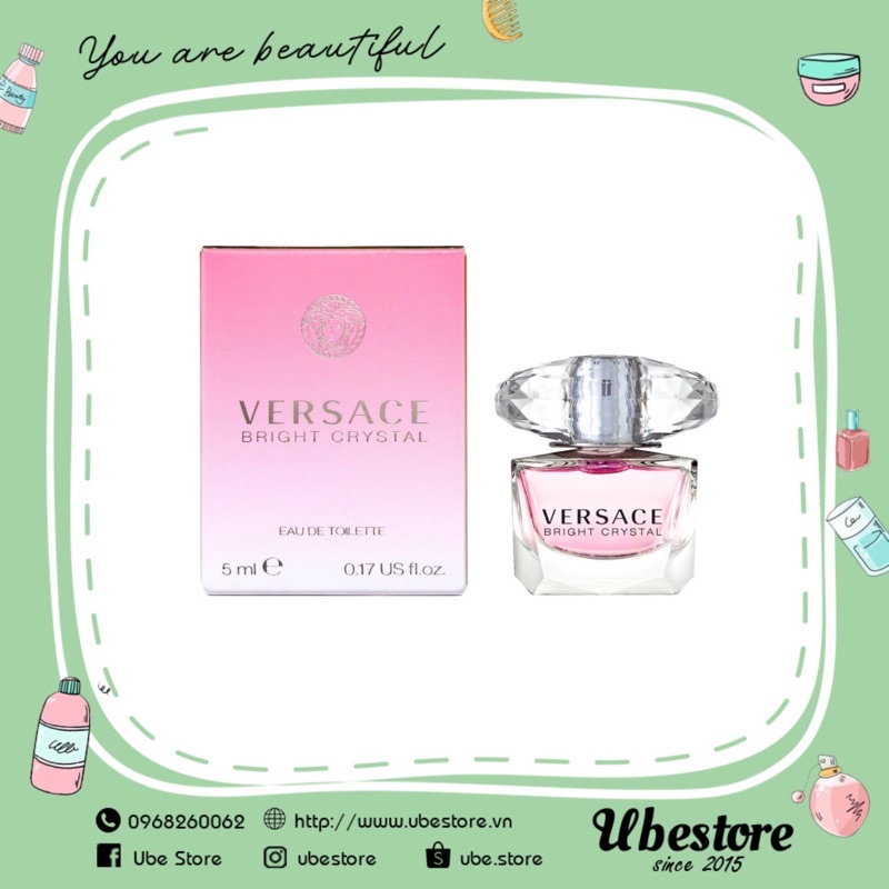 NƯỚC HOA VERSACE BRIGHT CRYSTAL EDT 5ML