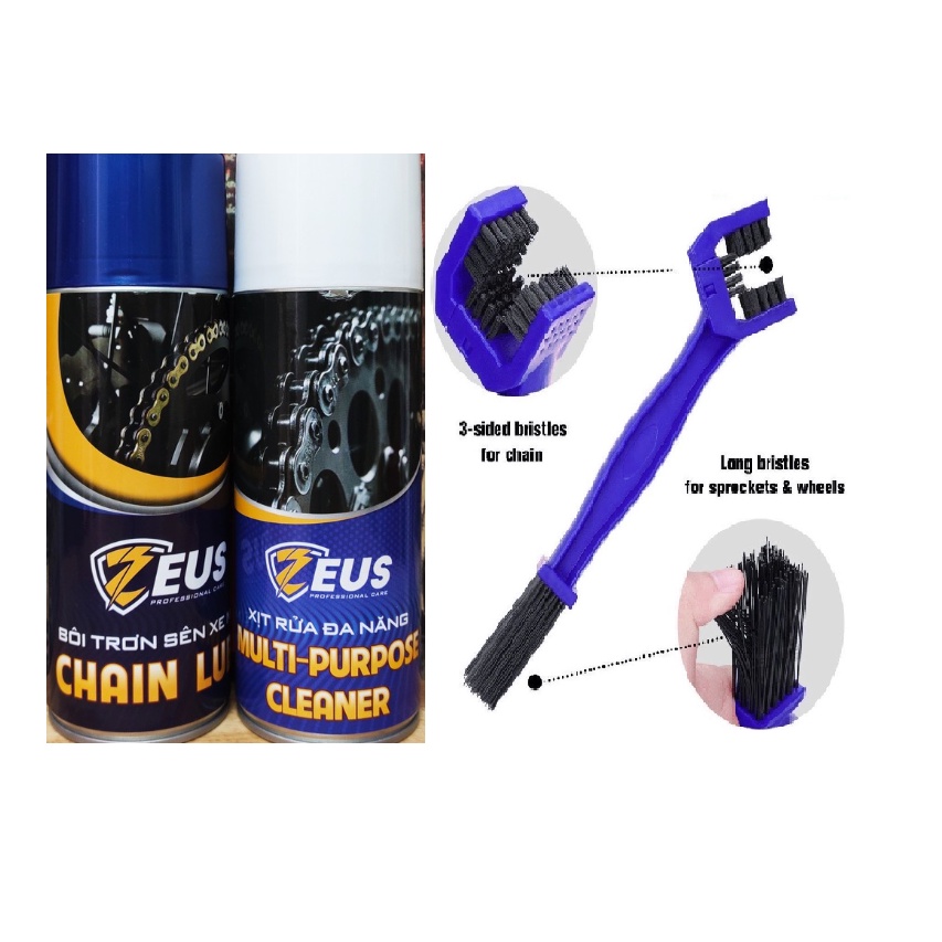 Combo Zeus Dưỡng sên  Vệ sinh sên Bóng vỏ và nhựa nhám