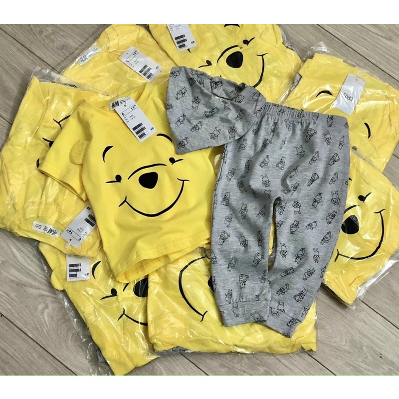 Set 3 chi tiết kèm yếm hm cho bé trai bé gái size từ 10-22 cân