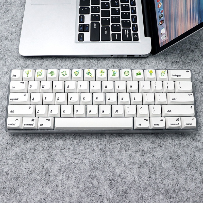 Bàn Phím Cơ Mojito 12 Phím XDA PBT In Hình Trái Cây Dễ Thương