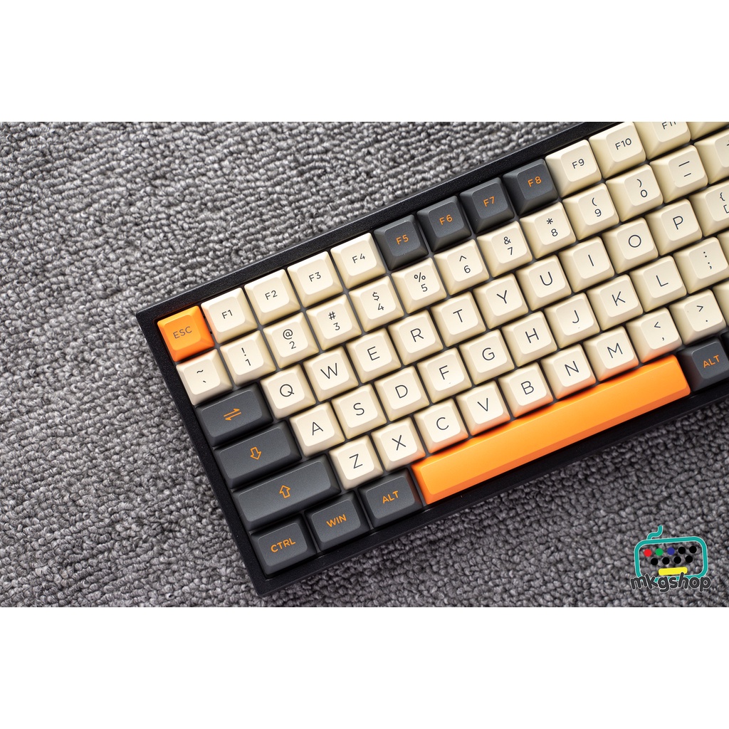 Nút bàn phím keycap ASA Carbon Retro PBT doubleshot