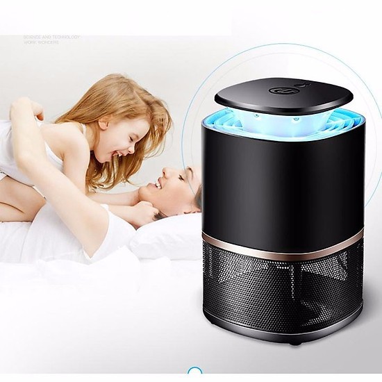 Đèn Bắt Muỗi Thông Minh Hình Trụ Mosquito Killing Dùng Nguồn USB Cao Cấp Công Nghệ Đèn LED Tiện Dụng