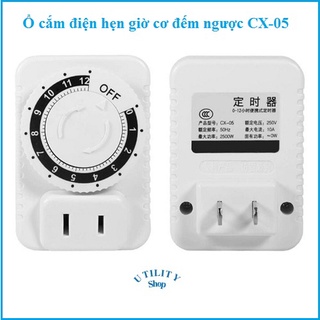 Ổ cắm điện hẹn giờ cơ đếm ngược CX-05 thông minh