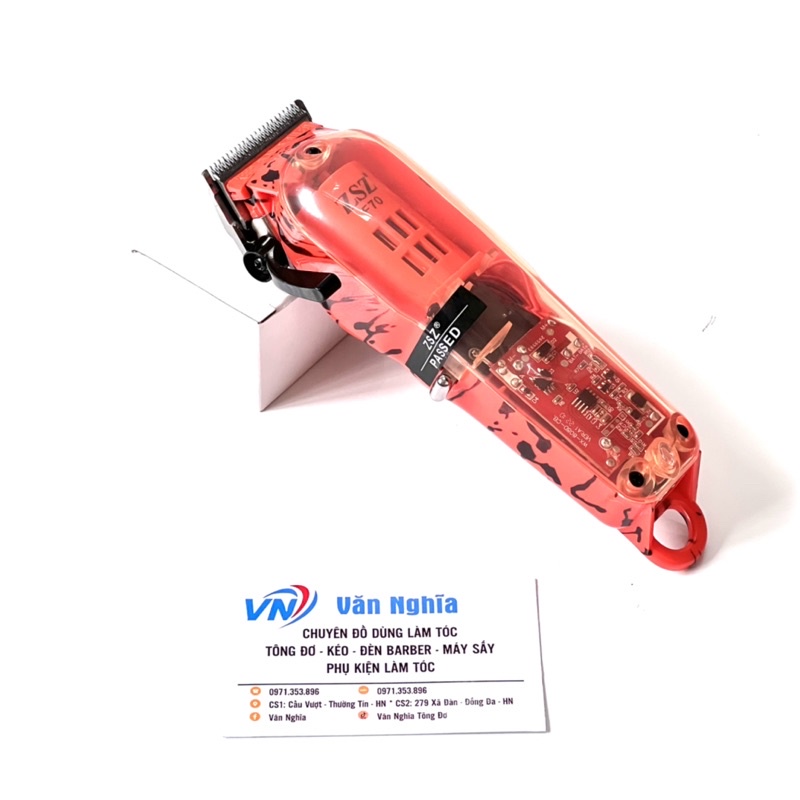 Tông đơ cắt tóc ZSZ F70 lưỡi kép thép thoáng và mỏng bảo hành 6 tháng