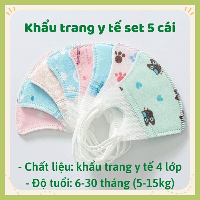 [Mẹ Lạc] Các loại yếm và khẩu trang cho bé siêu xinh, bảo vệ an toàn