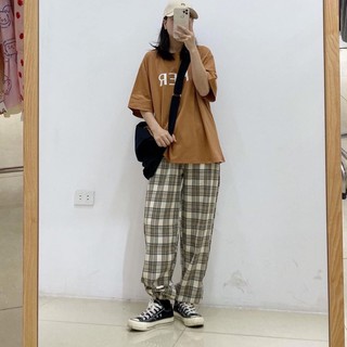 Quần jogger kẻ