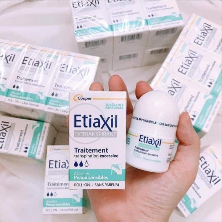 Lăn Nách Khử Mùi Etiaxil 15ML [CHÍNH HÃNG PHÁP] dành cho da nhạy cảm, giảm mồ hôi nam nữ