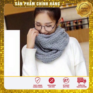 Khăn Len Ống Họa Tiết Hàn Quốc.