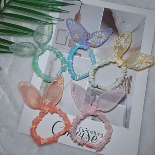 dây buộc tóc, cột tóc tai thỏ xinh xắn