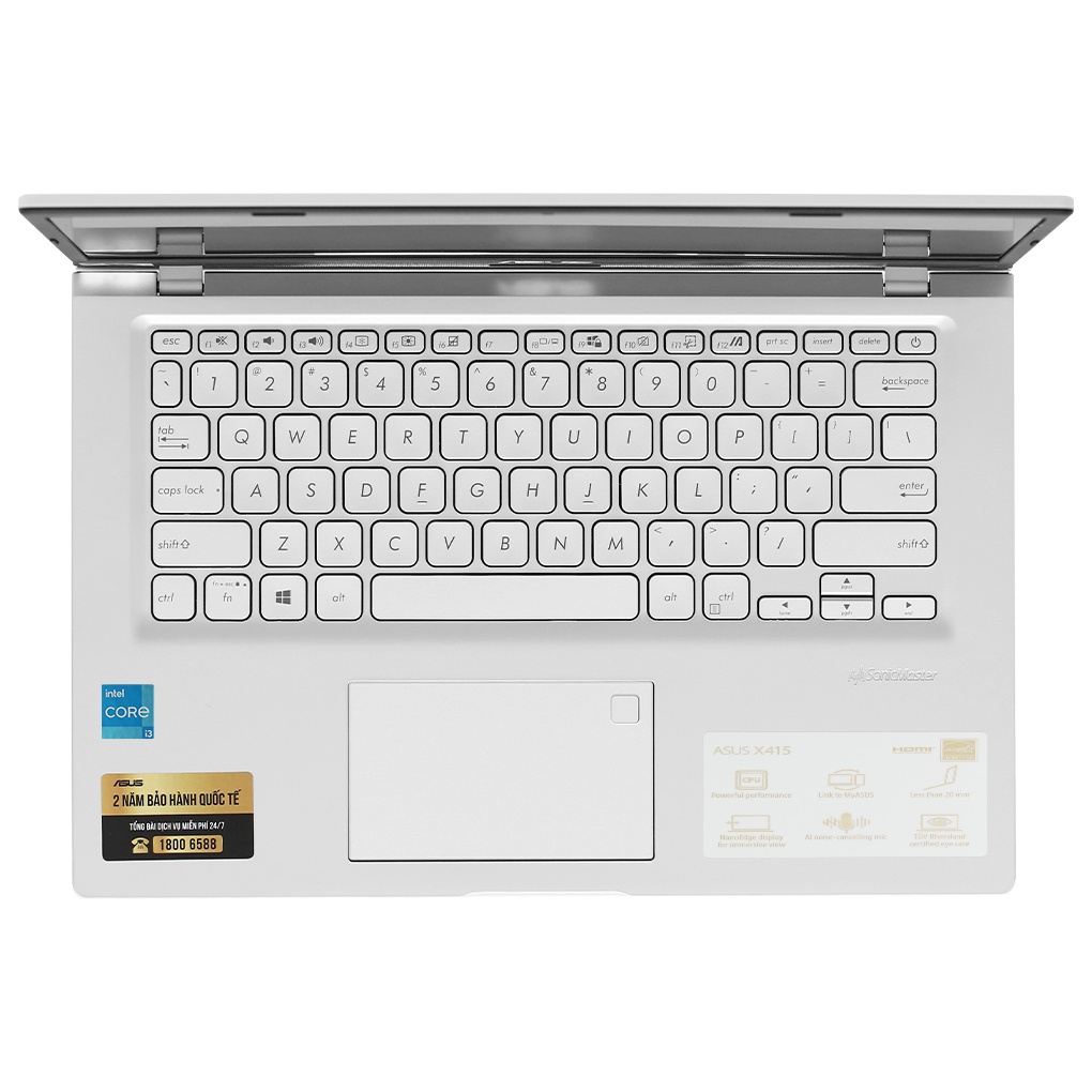 Laptop Asus X415EA i3 1115G4/4GB/512GB/14"F/Win11//Bạc - Hàng chính hãng