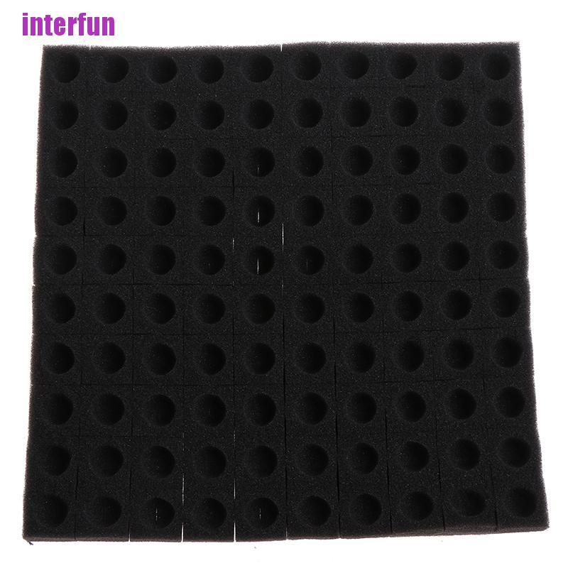 [Hàng mới về] Set 100 miếng xốp trồng cây thủy canh không cần đất