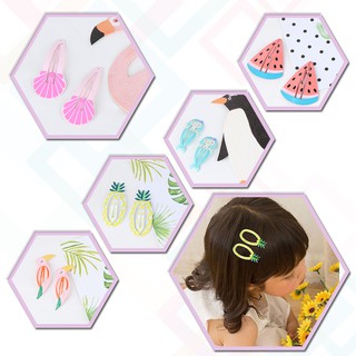 10 Kẹp mái hình trái cây siêu cute