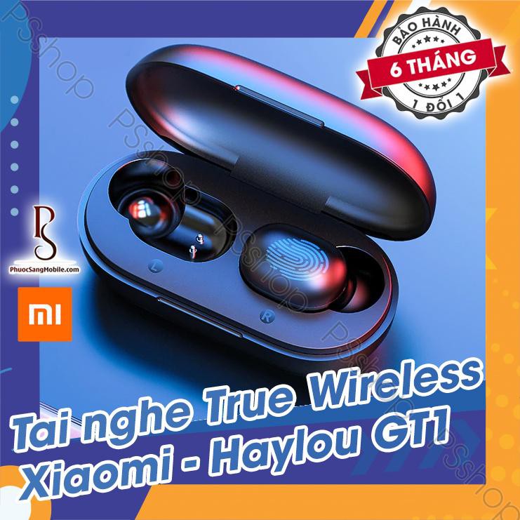 Tai nghe Bluetooth True Wireless - Haylou GT1 chống nước chuẩn IPX5, pin 12 giờ, nút cảm ứng, đàm thoại, chuyển bài nhạc