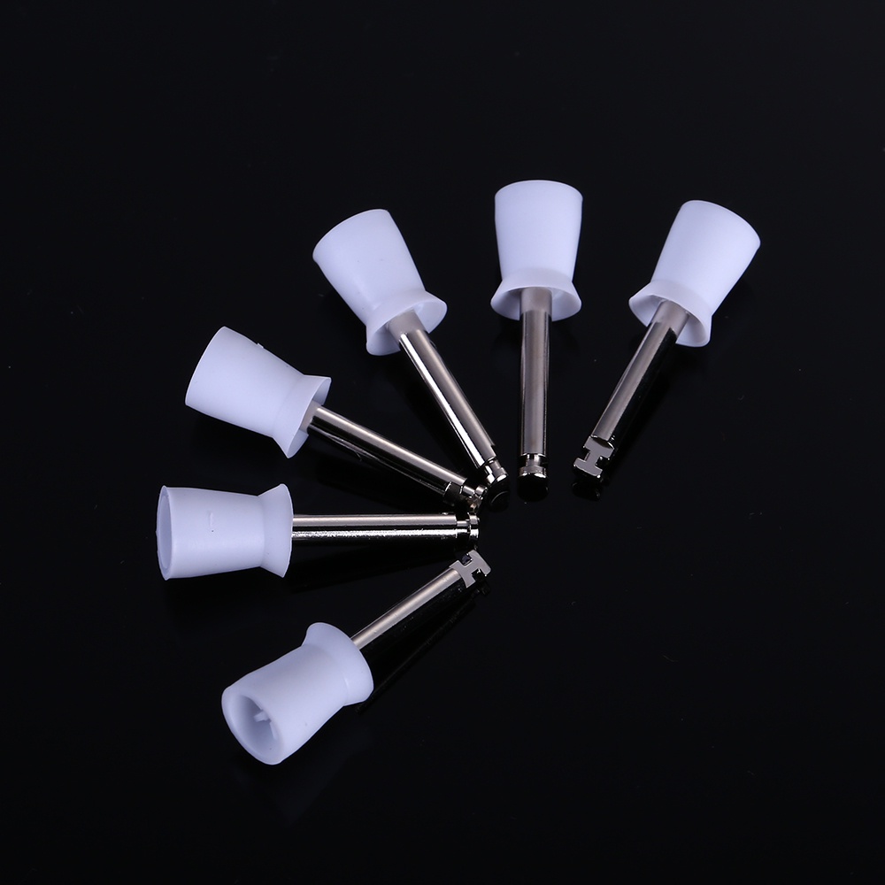 Set 100 cốc đánh bóng răng miệng bằng cao su có hộp tiện lợi