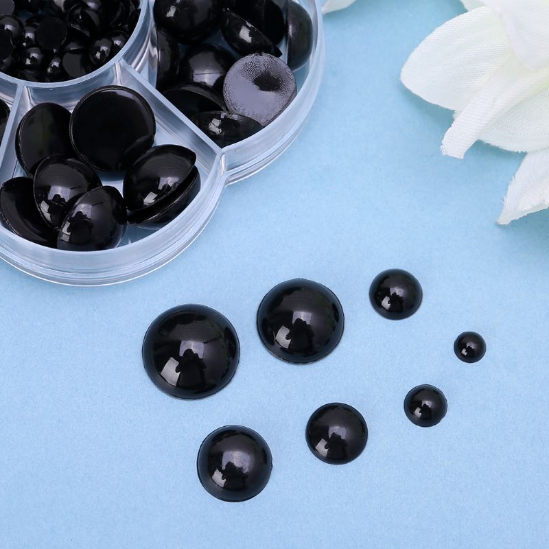 Mắt Nhựa An Toàn Cho Búp Bê 226 Cái 6mm 8mm 10mm 12mm 14mm 16mm 18mm DIY