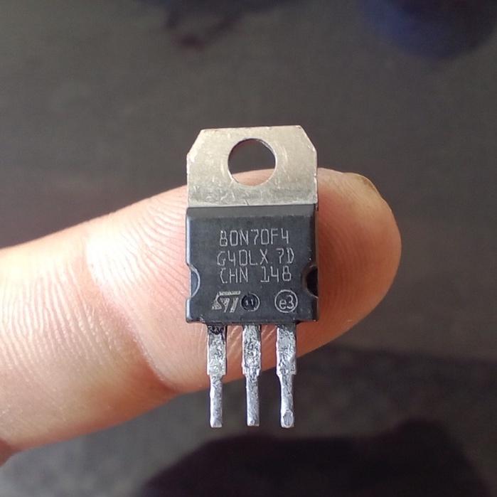 Mosfet 80Nf70 Lưng Đồng Đỏ N - Ch 80A 70V To220 Tháo Máy