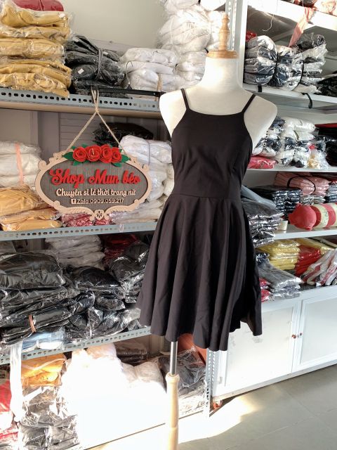 [VIDEO+HÌNH THẬT] Đầm Xòe Đan Dây Lưng Kiểu Hàng Cao Cấp | BigBuy360 - bigbuy360.vn