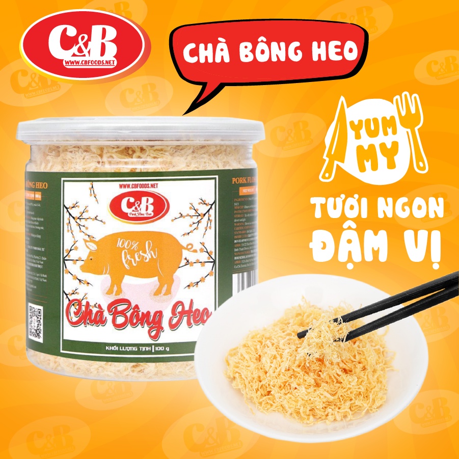 Chà Bông Heo  - Hộp 100G