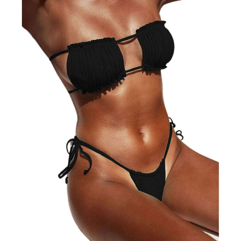 Bộ bikini 2 mảnh thiết kế độc đáo màu sắc thời trang quyến rũ cho nữ