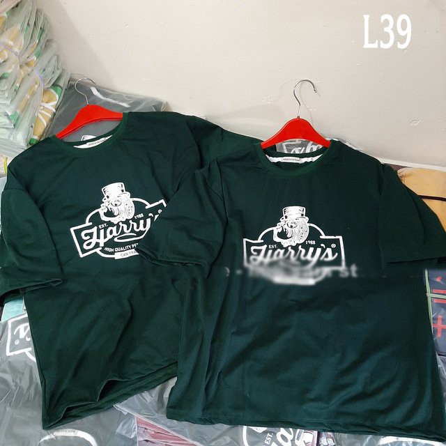 Áo thun 𝑭𝒓𝒆𝒆𝒔𝒉𝒊𝒑 Áo phông form rộng Unisex, mặc lớp, nhóm, cặp, in chữ HARRY'S-CAN FRANCISCO 1988. L390