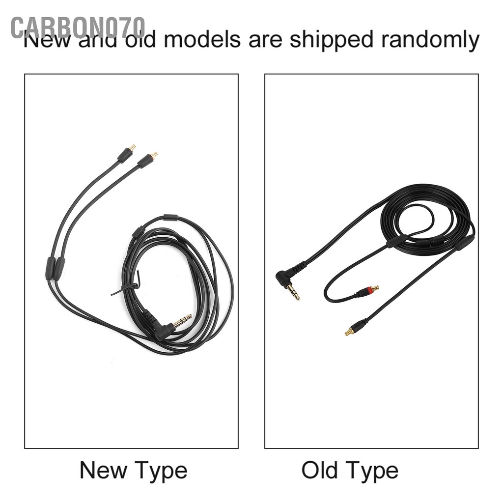 Carbon070 Cáp thay thế tai nghe A2DC cho âm thanh ‑ Technica ATH LS50 / 70/200