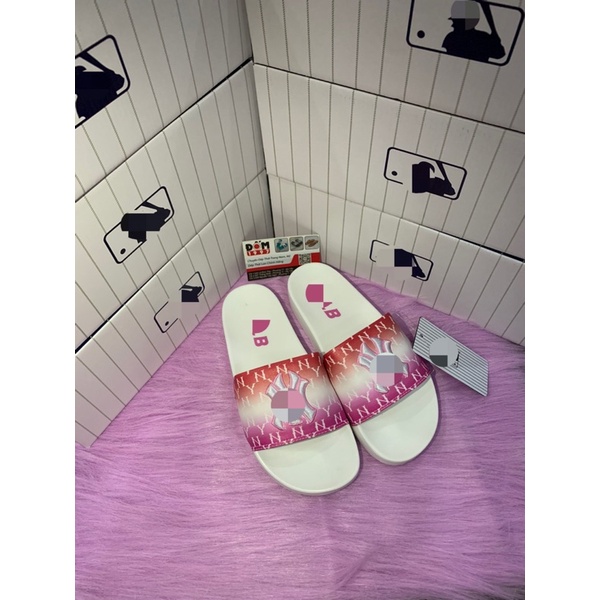 Dép 𝐌𝐋𝐁 UNISEX màu Hồng Ngọt New 100%  ❤️ Có video + Ảnh thật + Tặng hộp ❤️ mẫu dép thể thao, thiết kế cá tính