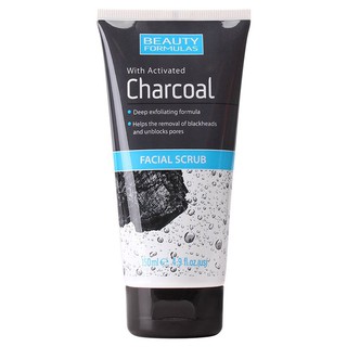 Sữa rửa mặt than hoạt tính tẩy tế bào chết Beauty Formulas Charcoal Facial - 150ml